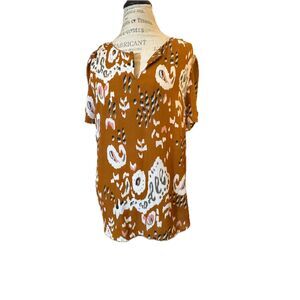 DR2 by Daniel Rainn Ruched Short Sleeve Top